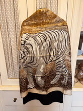 Load image into Gallery viewer, Hermes Silk Scarf Tigre Du Bengale by Robert Dallet