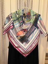 Load image into Gallery viewer, Hermes Silk Twill Double Sided Scarf WOW by Ugo Bienvenu