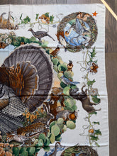 Load image into Gallery viewer, Hermes Cashmere/Silk Shawl “Fauna et Flora du Texas” by Kermit Oliver 140.