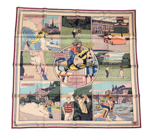 Load image into Gallery viewer, Hermes Silk Twill Double Sided Scarf WOW by Ugo Bienvenu