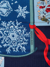 Load image into Gallery viewer, Hermes Cashmere and Silk GM Shawl “Neige d’Antan” by Cathy Latham 140.