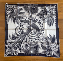 Load image into Gallery viewer, Hermes Vintage Silk Jacquard Scarf “MYTHIQUES PHOENIX” by Laurence Bourthoumieux.