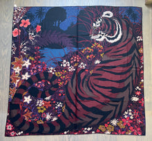 Load image into Gallery viewer, Hermes Cashmere/Silk Shawl “Tyger Tyger” by Alice Shirley 140