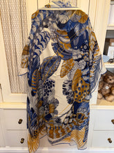 Load image into Gallery viewer, Hermes Cashmere and Silk GM Shawl « Plumes en Fete » by Aline Honoré 140