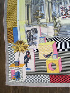 Hermes Cashmere/Silk “Grand Theatre Nouveau” by Gianpaolo Pagni 140.