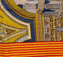 Load image into Gallery viewer, Hermes Cashmere/Silk “Grand Theatre Nouveau” by Gianpaolo Pagni 140.