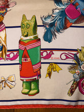 Load image into Gallery viewer, Hermes Washed Silk Scarf “Kachinas” by Kermit Oliver.