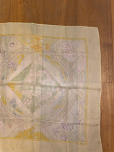 Load image into Gallery viewer, Hermes Silk Mousseline Scarf “Giverny” by Laurence Bourthoumieux.