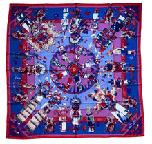 Load image into Gallery viewer, Hermes Cashmere/Silk Shawl “Kachinas” by Kermit Oliver 140