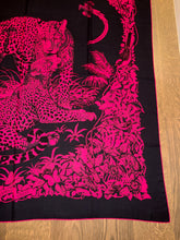 Load image into Gallery viewer, Hermes Cashmere and Silk GM Shawl « Jungle Love Tattoo » by Robert Dallet 140.