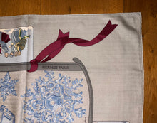 Load image into Gallery viewer, Hermes Cashmere and Silk GM Shawl “Neige d’Antan” by Cathy Latham 140