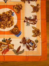 Load image into Gallery viewer, Hermes Cashmere and Silk Scarf « Confidents Des Cœurs » by Loїc Dubigeon.