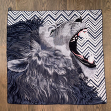 Load image into Gallery viewer, Hermes Cashmere and Silk GM Shawl “Roaaaaar!” by Alice Shirley.