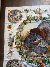 Load image into Gallery viewer, Hermes Cashmere/Silk Shawl “Fauna et Flora du Texas” by Kermit Oliver 140.