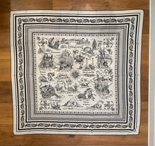 Load image into Gallery viewer, Hermes Cashmere and Silk GM Shawl “Tatouages Marins Bandana” by Sophie Koechlin 140.