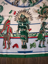 Load image into Gallery viewer, Hermes Cashmere/Silk Shawl “Kachinas” by Kermit Oliver 140
