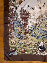 Load image into Gallery viewer, Hermes Silk Twill Scarf “Sichuan” by Robert Dallet.