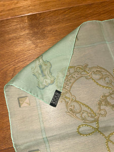 Hermes Silk Mousseline Scarf “Les Cles” by Caty Latham.