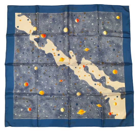 Hermes Silk Scarf “La Voie Lactee” (Milky Way) by Wladimir Hermes Silk Scarf “La Voie Lactee” (Milky Way) by Wladimir