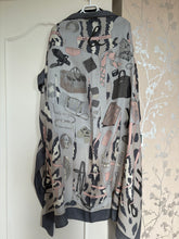 Load image into Gallery viewer, Hermes GM Cashmere Shawl “Monsieur et Madame” by Robert Dallet and Bali Barret 140.