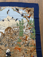 Load image into Gallery viewer, Hermes Cashmere/Silk Scarf “Sichuan” by Robert Dallet.