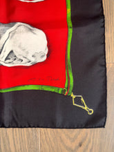 Load image into Gallery viewer, Hermes Silk Twill Scarf «Les Levriers» by Xavier de Poret.