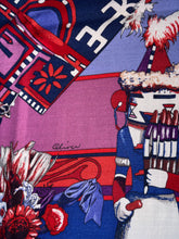Load image into Gallery viewer, Hermes Cashmere/Silk Shawl “Kachinas” by Kermit Oliver 140