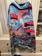 Load image into Gallery viewer, Hermes Cashmere and Silk GM Shawl “Locomotion” by Ugo Bienvenu 140.