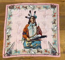 Load image into Gallery viewer, Hermes Cashmere and Silk Scarf “La Pani Shar Pawnee” by Kermit Oliver.