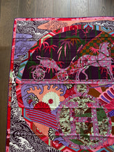 Load image into Gallery viewer, Hermes Cashmere/Silk GM Shawl “Ex Libris En Kimonos&quot; by Anamorphee 140.