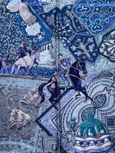 Load image into Gallery viewer, Hermes Silk Scarf “CAVALIERS DU CAUCASE” by Annie Faivre