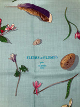 Load image into Gallery viewer, Hermes Cashmere and Silk GM Shawl “Fleurs et Plumes” by Leigh P. Cook 140.