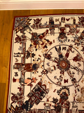 Load image into Gallery viewer, Hermes Cashmere and Silk GM Shawl “Kachinas” by Kermit Oliver 140.