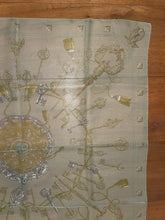 Load image into Gallery viewer, Hermes Silk Mousseline Scarf “Les Cles” by Caty Latham.