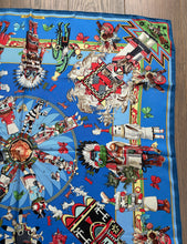 Load image into Gallery viewer, Hermes Silk Scarf Kachinas by Kermit Oliver