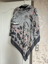 Load image into Gallery viewer, Hermes GM Cashmere Shawl “Monsieur et Madame” by Robert Dallet and Bali Barret 140.