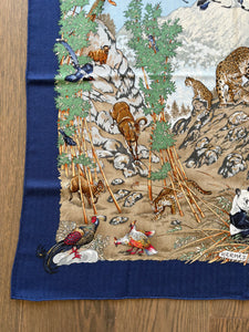 Hermes Cashmere/Silk Scarf “Sichuan” by Robert Dallet.