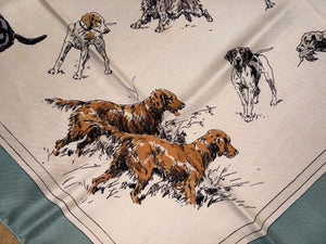 Hermes Silk Scarf «Race de chiens de chasse lI » by Karl Reille.