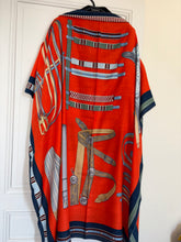 Load image into Gallery viewer, Hermes Cashmere/Silk Shawl “Lettres Equestres” 140