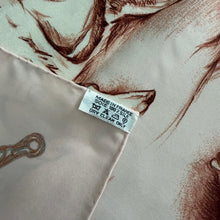 Load image into Gallery viewer, Hermes Silk Twill Scarf «Les Levriers» by Xavier de Poret.