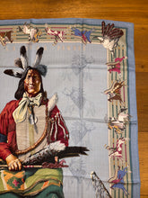 Load image into Gallery viewer, Hermes Cashmere and Silk Scarf “La Pani Shar Pawnee” by Kermit Oliver.