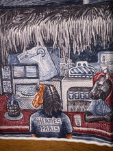 Load image into Gallery viewer, Hermes Silk Scarf «City of Light» designed by Elias Kafouros