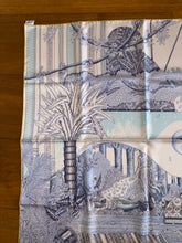 Load image into Gallery viewer, Hermes Silk Scarf “Acte III, Scene I, La Clairiere» by Edouard Baribeaud.