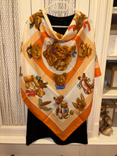 Load image into Gallery viewer, Hermes Cashmere and Silk Scarf « Confidents Des Cœurs » by Loїc Dubigeon.
