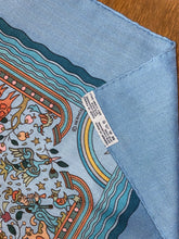 Load image into Gallery viewer, Cashmere/Silk HERMES shawl “Les Jardins D'Armenie” by Karen Petrossian 140.