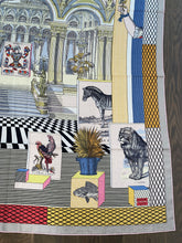 Load image into Gallery viewer, Hermes Cashmere/Silk “Grand Theatre Nouveau” by Gianpaolo Pagni 140.