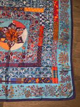 Load image into Gallery viewer, Hermes Cashmere and Silk GM Shawl “Piqué Fleuri de Provence” by Christine Henry 140.