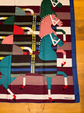 Load image into Gallery viewer, Hermes Cashmere/Silk Shawl “Rocabar” by Henri d&#39;Origny 140