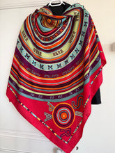 Load image into Gallery viewer, Hermes Cashmere and Silk Shawl “TOHU-BOHU” by Claudia Stuhlhofer-Mayr 140