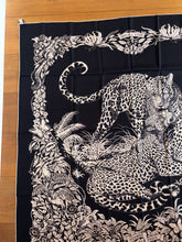 Load image into Gallery viewer, Hermes Cashmere and Silk GM Shawl « Jungle Love Tattoo » by Robert Dallet 140.
